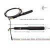 Adjustable Aluminium Handles Speed Jump Rope (Negro)