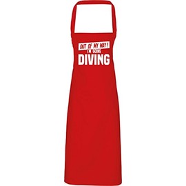 Hippowarehouse Out of My Way I'm Going Diving Apron kitchen cooking painting DIY onesize adult