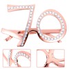 jojofuny Birthday Accessories 70th Birthday Glasses 70 Years Glasses With