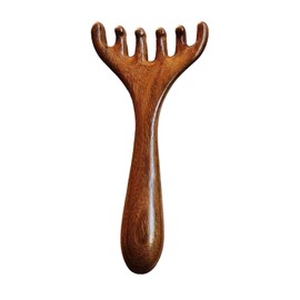 Sandalwood Massage Comb, Deer Antlers Wide Tooth Comb, Wooden Scalp Massage Comb, Sandalwood Wide Tooth Comb, Scalp Massage for Men Women