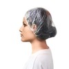 Xutong Disposable Shower Caps 100 Pieces Transparent with Elastic Hair