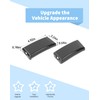 Voodonala Roof Screw Molding Cover Windshield Pillar Replacement Compatible with