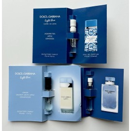 Dolce&Gabbana Dolce & Gabbana Light Blue Perfume Collection 3Pc Sample Vials Set For Women