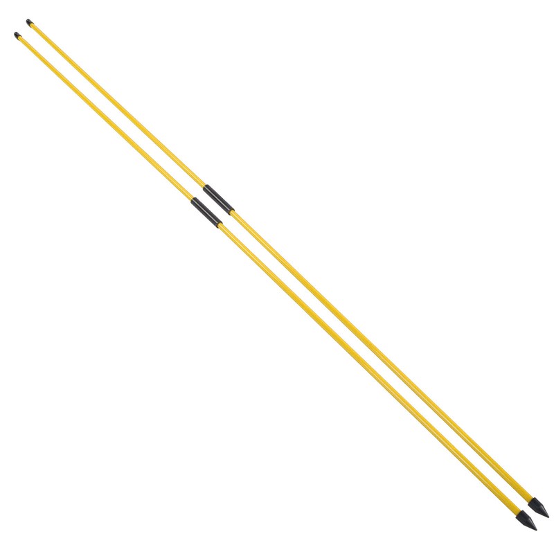 Fiberglass Golf Alignment Sticks 2 Sections Foldable Golf Direction Indicator