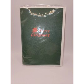 Unbranded Pop Up Merry Christmas Poinsetta Greeting Card  #78