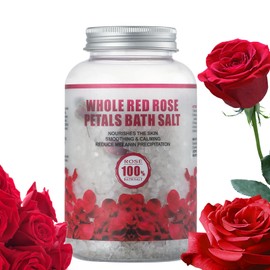 Bath Salts for Soaking Bathing,Spa Luxetique Epsom Salts Gifts Set for Women,Rose Bath Salts(17.6oz)