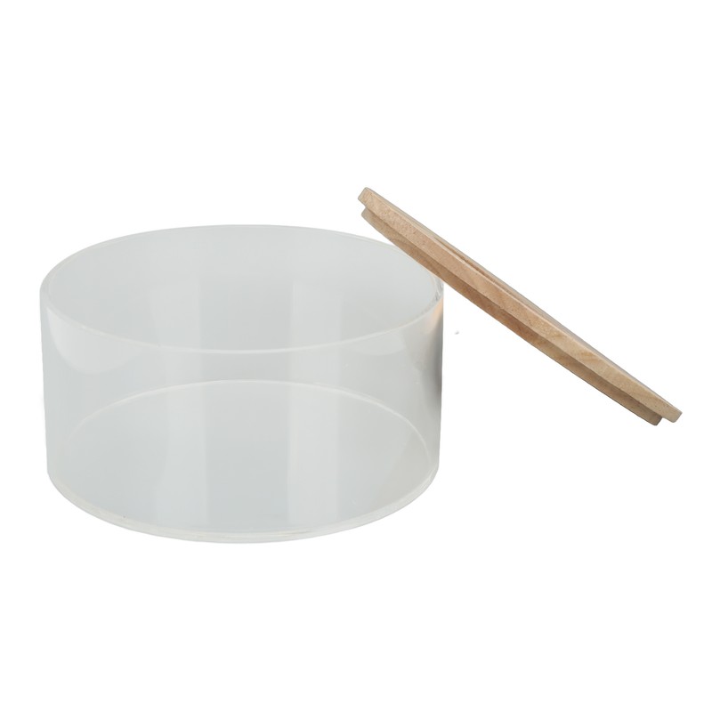 Hamster Sand Bathtub Small Round Shaped Pet Sand Box Transparent