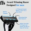 FFS Beauty 5-Blade SmoothGlide Razor Cartridge Head Refills - Durable,