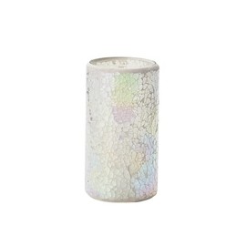 Paseo Glass Flower Base, White, Size: Approx. φ3.1 inches (8 cm), H15 cm EM-24AR