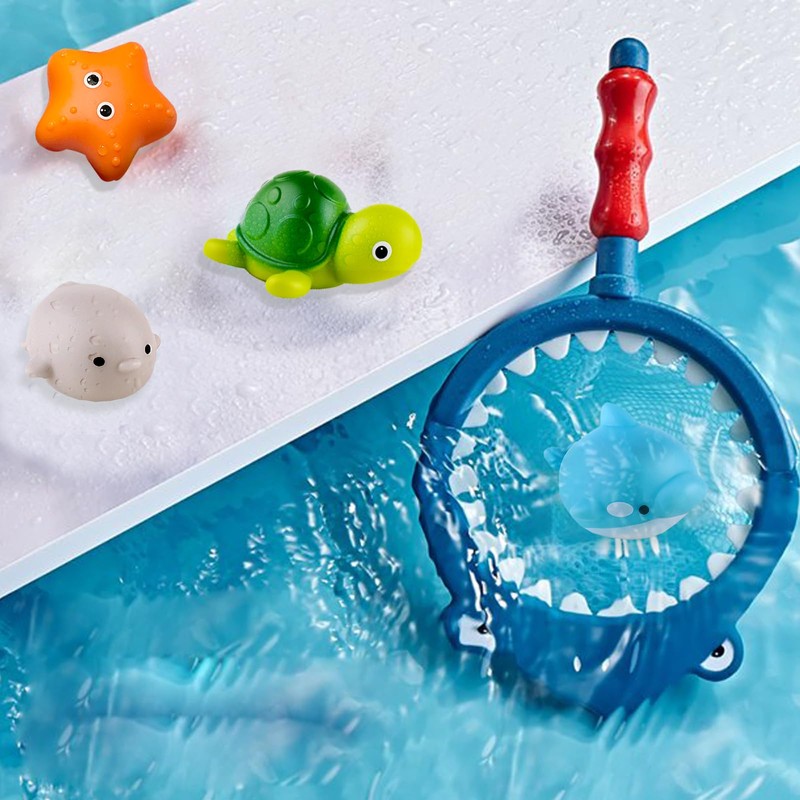 MOSU Juguetes de Baño, 5pcs Juego de Juguetes de Baño,