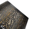 Medium Lamp Shade, ALUCSET Barrel Metal Lampshade with Pattern of