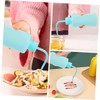 MERRYHAPY 4pcs Squeeze Bottle Curved Nozzle for Eyelash Extensions Salad