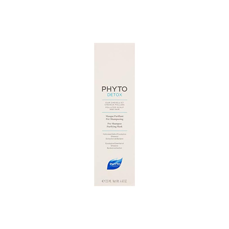 Phyto Phytodetox Pre-shampoo Purifying Mask, 4.40
