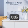 LATEC Alarm Clock, Digital Alarm Clock Bedside with LED Display,