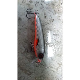 Abu Garcia Svartzonker McCelly, Fishing Hook, Realistic Hand Painted Hard Lures with Strong Berkley Fusion Treble Hooks, Predator Fishing, Pike, Unisex, Fegis, 9g | 70mm