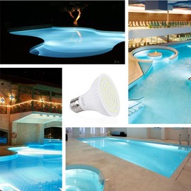 XIUBE SPA LED Light Bulb for Hot Tub 12VDC Input 12W for In-ground SPA Underwater Swimming Pool Daylight White PAR20 LED Light Bulb E26 Base Fit for Most Pentair & Hayward Light Fixtures