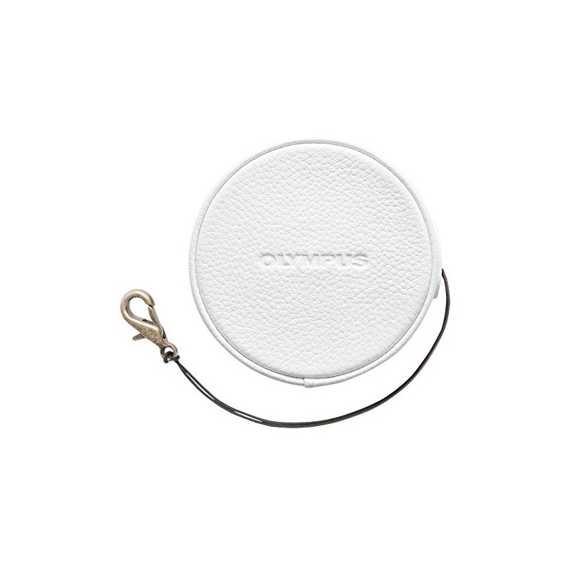OLYMPUS Genuine Leather Lens Jacket for 14-42mm EZ Lens White