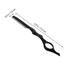 Baluue 1 Set Hair Styling Thinning Razor with Replacement Blades Professional Home Haircut Tool for Precise Cutting and Easy Trimming for Men and Salon Use