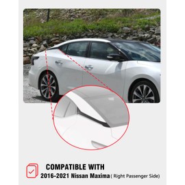 Windshield C Pillar Trim Molding Fit for Nissan Maxima 2016 2017 2018 2019 2020 Replace 78872-4RA0A 78872-9DD0A 78872-9DD0B 78872-9DJ1A,Outer Window C-Pillar Trim Panel Right Passenger Side