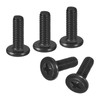 QUARKZMAN 25pcs M4-0.7x12mm Pan Head Machine Screws 304 Stainless Steel