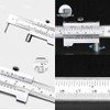 Vernier Caliper, Marking Caliper, 0-200mm Stainless Steel Pocket Caliper, Parallel