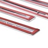 LQI 4Pcs Silver Body Side Molding Trim Compatible with Chevy