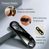 LIIMZII 2 Pcs Zipper Pulls, Metal Zip Pull Tabs Replacement,