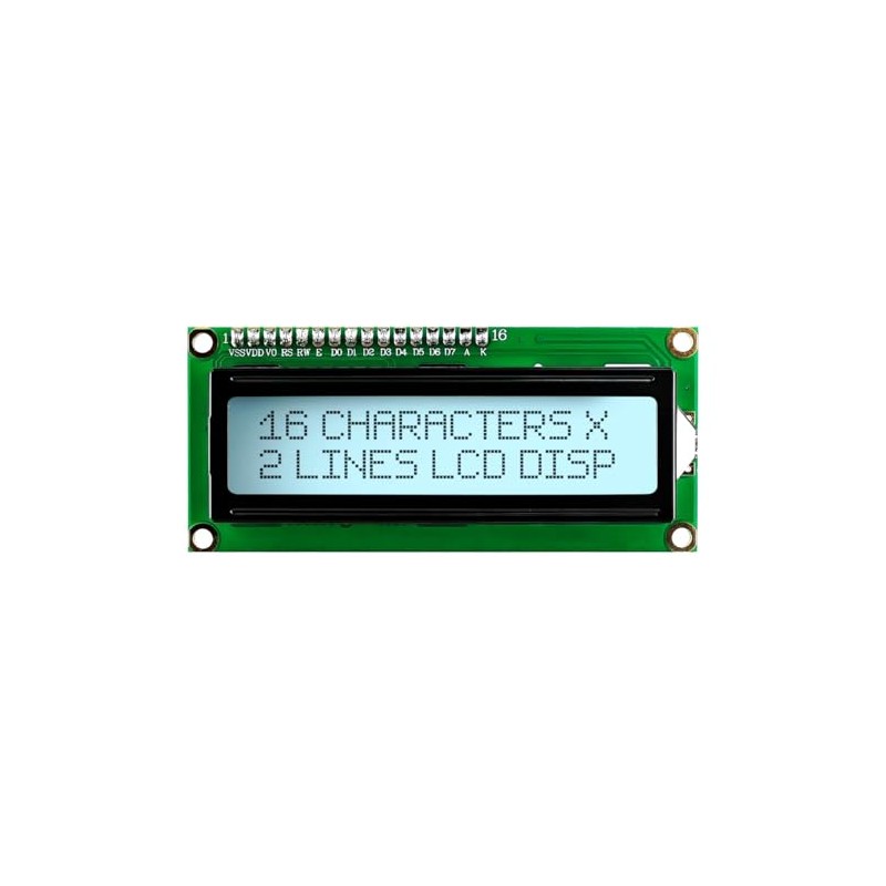 1602 White LCD Display Board Module