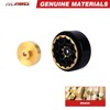 RCAWD 1.2" SCX24 Beadlock Wheels Full Brass & Wheel Hex