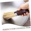 Ipetboom 2pcs Bamboo Kitchen Dish Cleaning Brush Multi Use Scrubbing