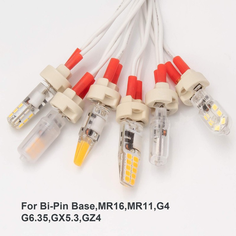 DiCUNO G4, GU5.3 Bi-Pin Ceramic Base Socket, MR16, MR11 Halogen