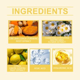 60 Count Kojic-Acid & Turmeric Exfoliating Cotton Cleansing Pads | Gentle Face & Body Skincare with Chamomile & Lemon