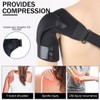 MIRKUZI 1 Piece Black Shoulder Support Strap Shoulder Support with