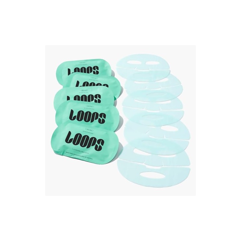 LOOPS CLEAN SLATE - Detoxifying Hydrogel Face Mask - Detoxify,