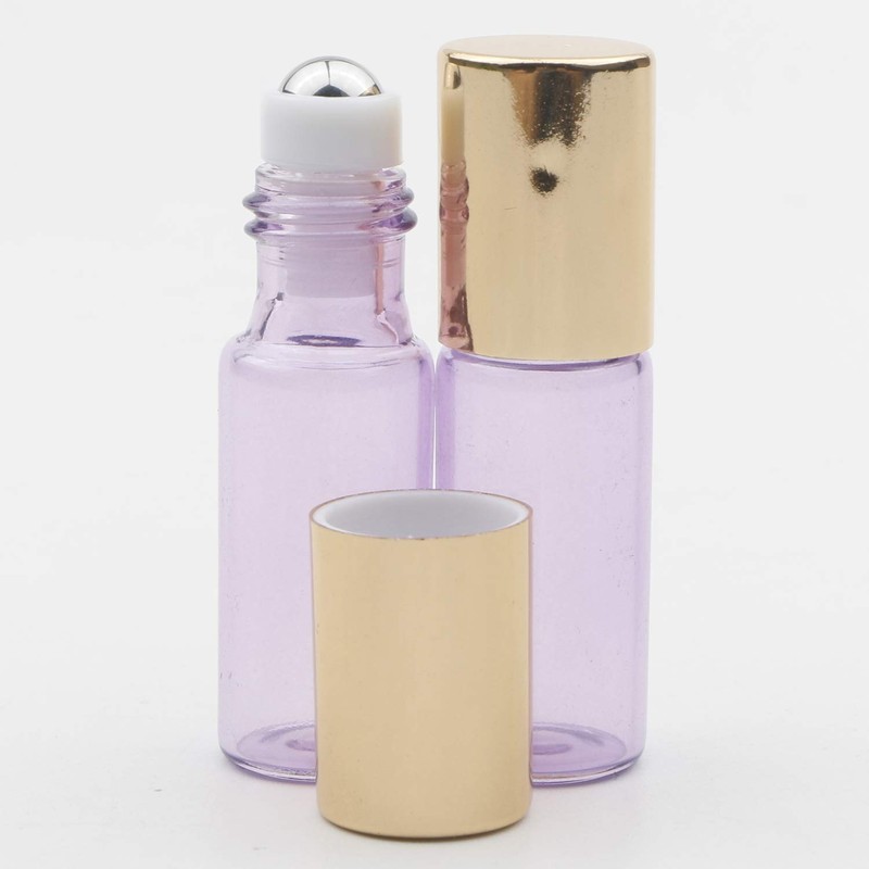 Kesell 5ml Essential Oil Roller Bottles Perfume Small Glass Bottles