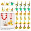KeeStar 24 Pack Mexican Figure Necklace Party Favors for Mexican
