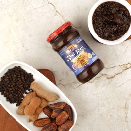 Rani Bhel Puri Concentrate (Sweet & Spicy Sauce) 10.5oz (300g) Glass Jar, Ready to Eat, Pack of 5+1 FREE ~ Vegan | Gluten Free | NON-GMO | Kosher | No Colors | Indian Origin