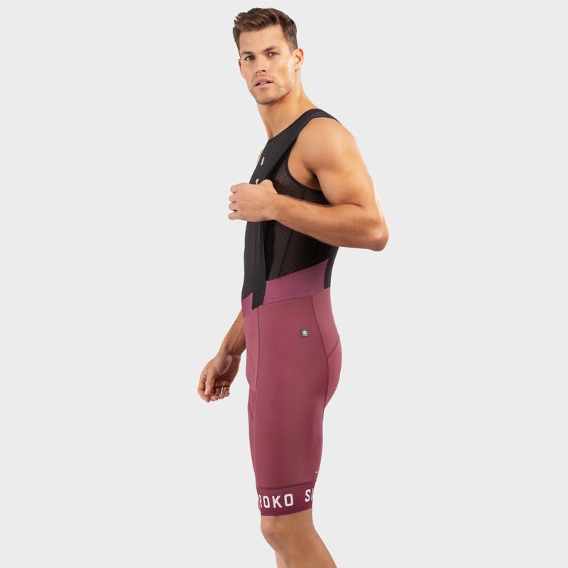 SIROKO Short BX Cycling Bib Shorts Men's Multi-Panel Cut High