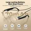 Fecoul Smart AI Glasses with 164 Languages Translator, Photochromic, Gold