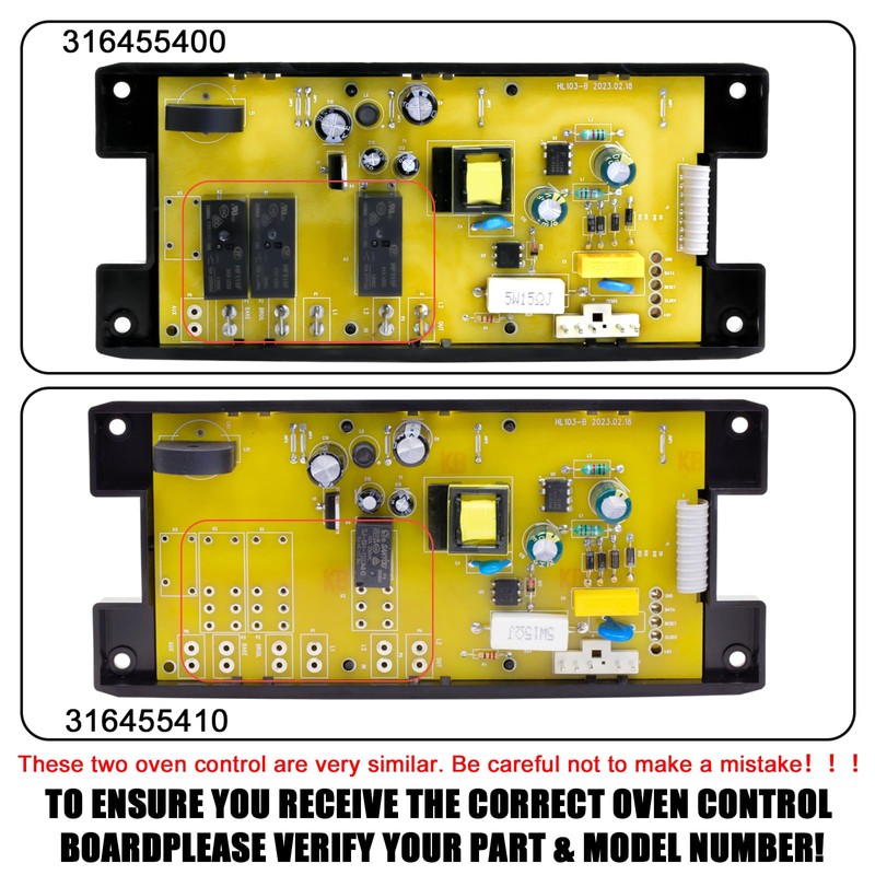 Oven Range Stove Clock Control Board - Directly Replaces Sears