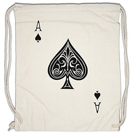 Ace of Spades I Gym Bag Spade Ace Poker Card Casino Royal Flush Spades As