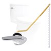 Universal Metal Side Mount Toilet Handle Replacement Kit Compatible with