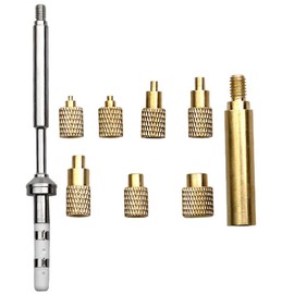 Quicko Heat Set Insert Tool M2 M3 M4 M5 M6 M8 Hot Melt Brass Knurled Nut Embedded Insertion Tip Adapter Kit 3D Printed Parts Install for TS100 TS101 T85 Pine64 936 900M Soldering Iron