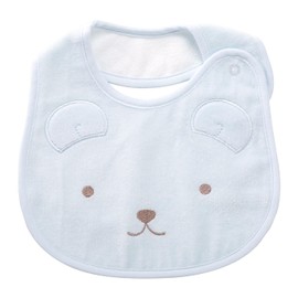 [Baby Castle] Bib, Nana Rabbit, Made in Japan, blue