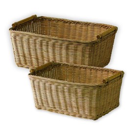 SPICE OF LIFE MERRY NRLG5049 LECT BASKET, Brown, Set of 2 Sizes