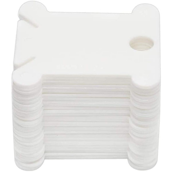 Yesallwas Line Winding Cards, White, Set of 120, Plastic, Embroidery
