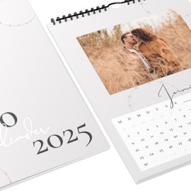 Photo Calendar 2025 to Design Yourself (Craft Calendar 2025 in A4 Format) - DIY Calendar to Design Yourself from January to December with Holiday Overview - Ideal as a Gift - Plain