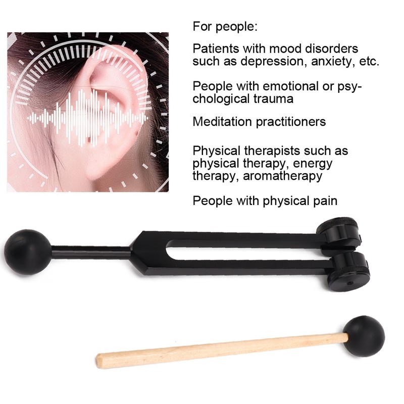 Aluminum Alloy OM136.1 Frequency Tuning Fork Yoga Meditation Tuning Energy