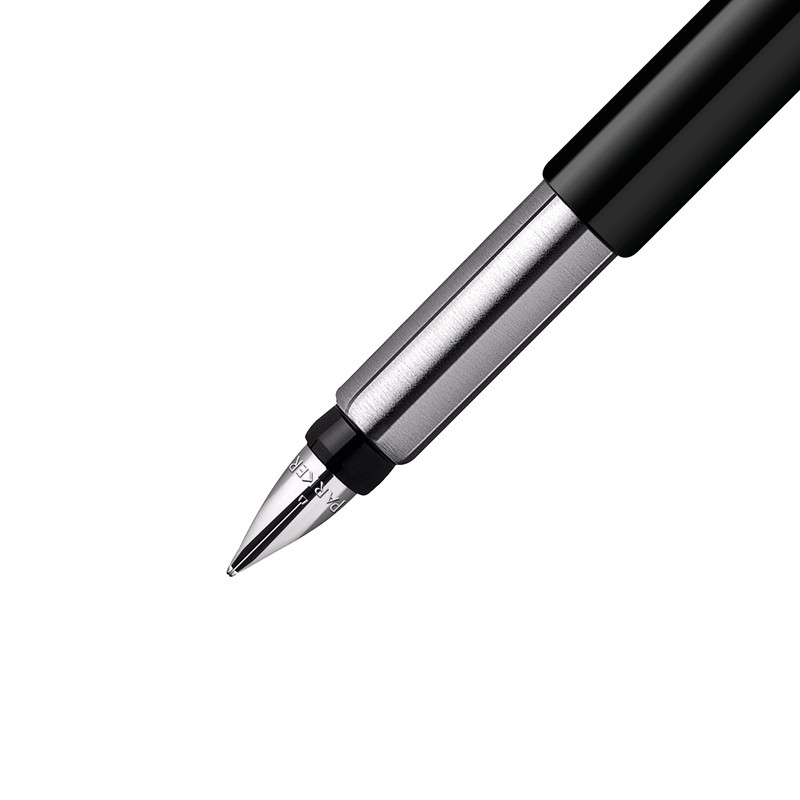 Parker Vector Fountain Pen | Black with Chrome Trim |