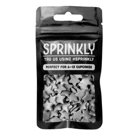 SPRINKLY - Glimmer Stars - Silver (Jumbo) - 25g